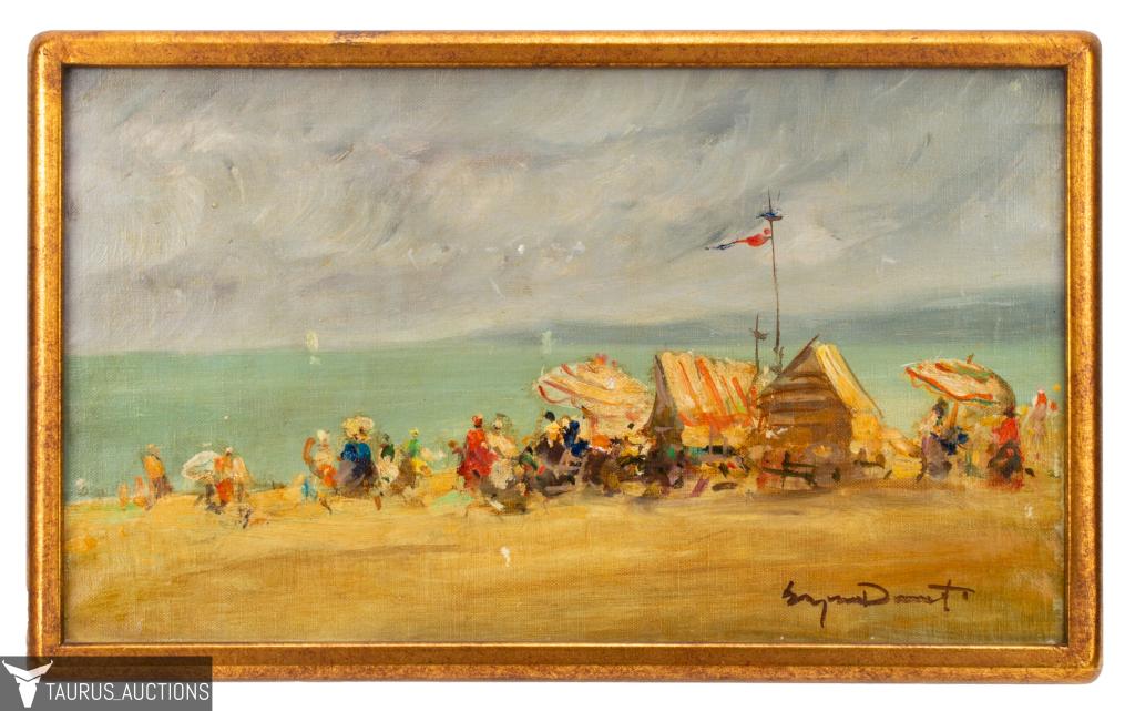 Eugenio Alvarez Dumont Impressionist Beach Scene (1 of 6)