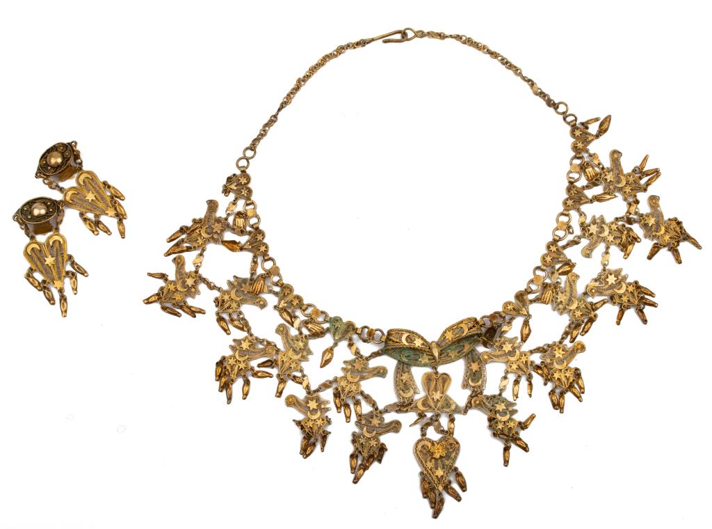 Middle Eastern Gilt Silver Parure (1 of 7)
