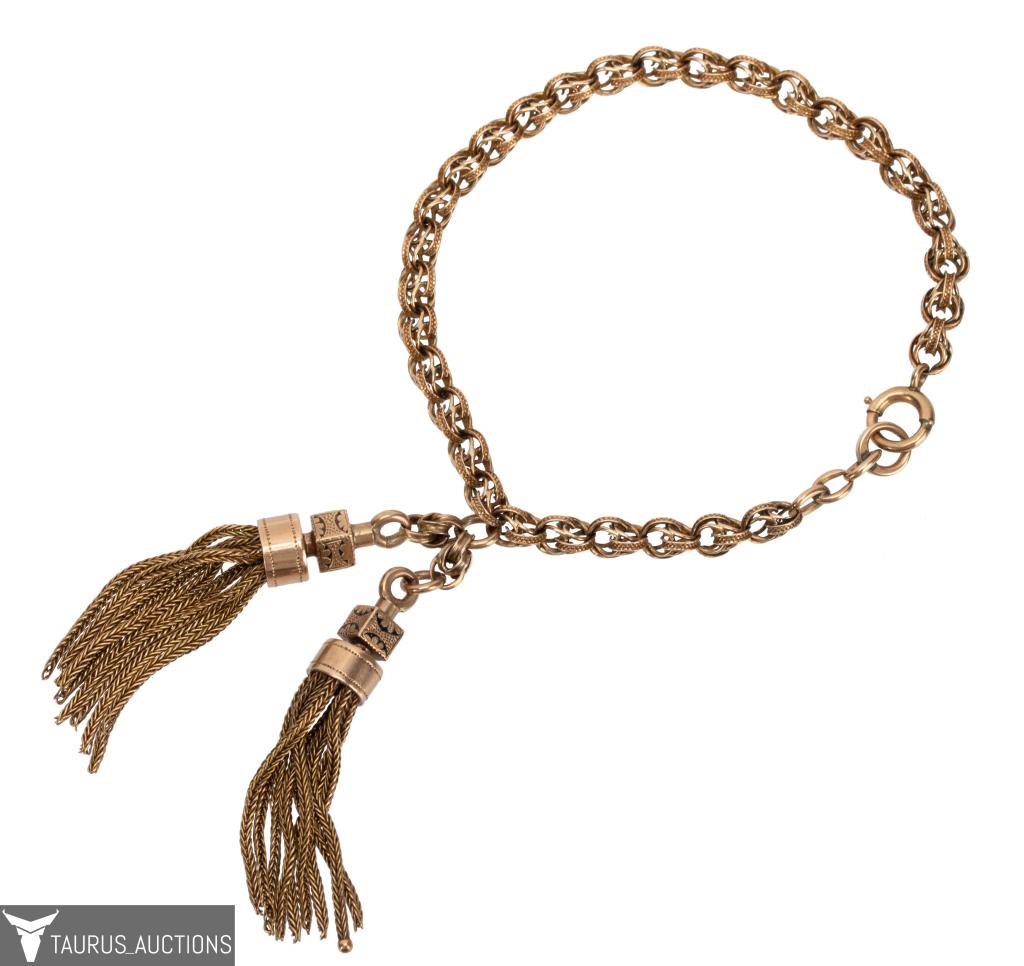 Antique 12K Gold Filled Tassel Necklace (1 of 5)