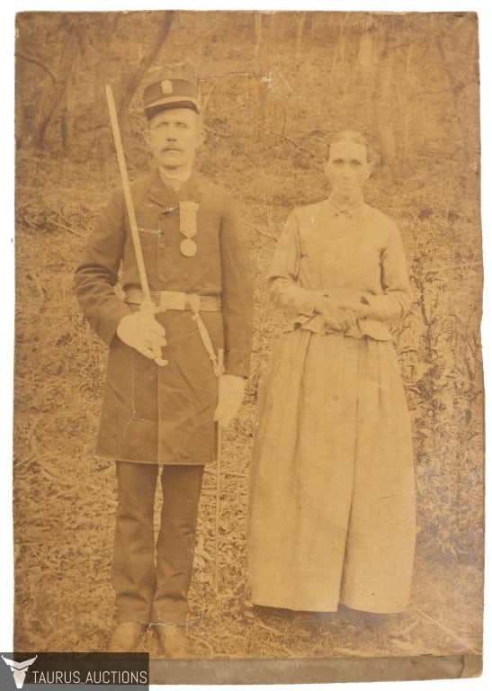 Civil War Soldier Wedding Photo (1 of 5)