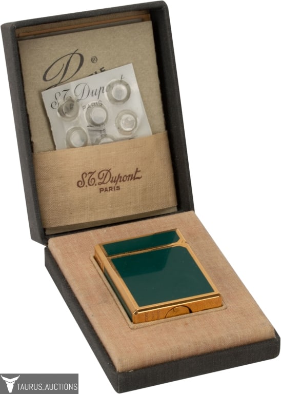 S.T. Dupont Gold Plated Laque De Chine Lighter (1 of 9)