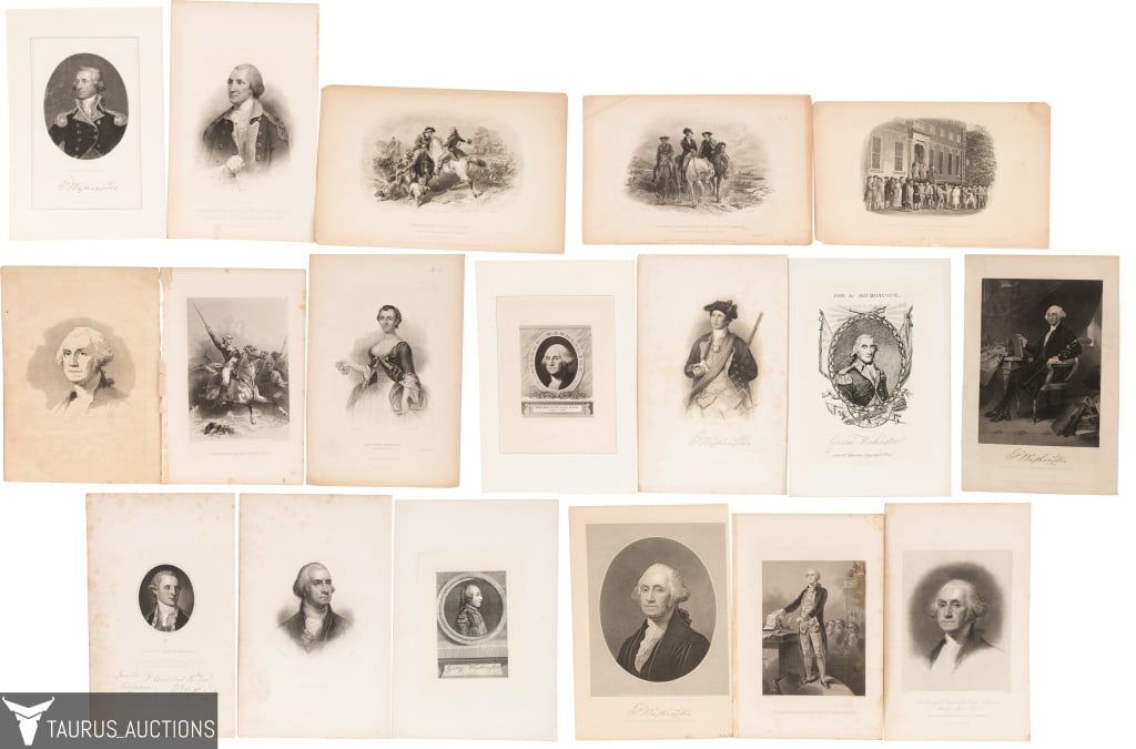 Washington Print, Engraving & Etching Grouping (1 of 14)
