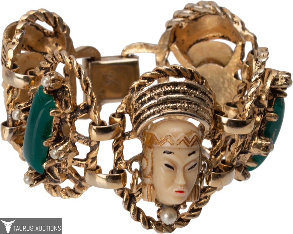Mack Henfield Asian Princess Jade Panel Bracelet (1 of 7)