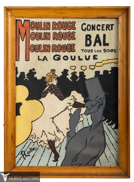 After Toulouse Lautrec - Moulin Rouge Painting (1 of 12)