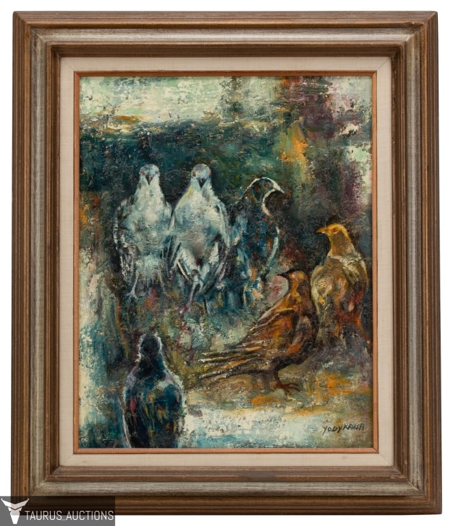 Yodykana - Expressionism Oil Painting of Brids (1 of 9)