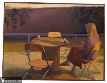 Celia Reisman - Seated Woman Oil Painting