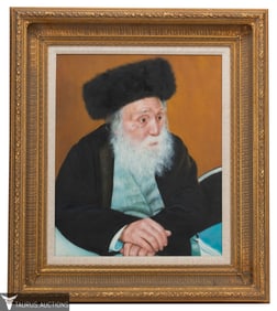 Rabbi Yisroel Grossman Oil Painting Portrait