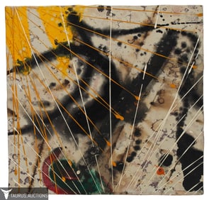 Robert Berger "The Runner" Abstract Painting