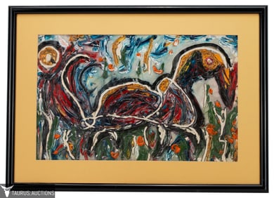 Robert Berger Abstract Expressionist Painting