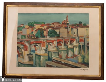 Francois Desnoyer - Albi France Lithograph