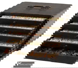 Chinese MahJong Game Set in Wood Box