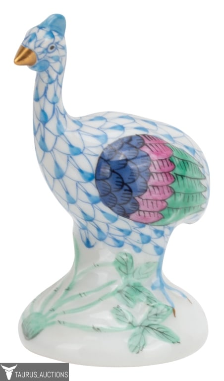 Herend Hungary Guinea Fowl Figurine (1 of 9)
