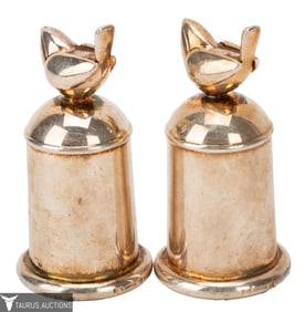 Christofle 'Piccolo' Bird Salt & Pepper Shakers