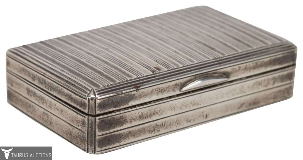 Antique  Signed Silver Snuff Box Austro Hungarian (1 of 7)