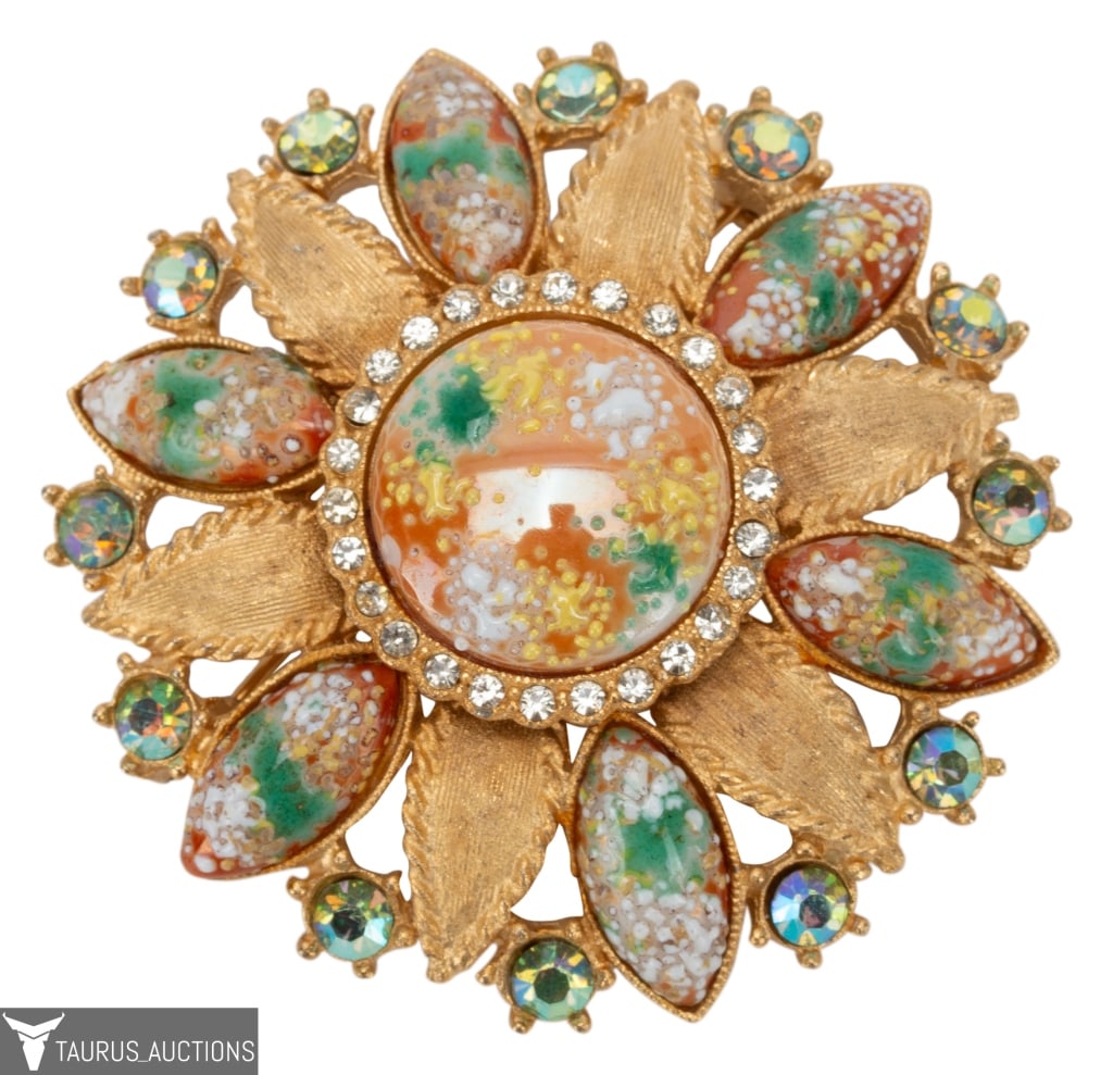 Juliana D & E Easter Egg Gold Pin Pendant (1 of 7)