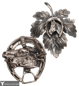 Kelm Sterling FIgural Horse Brooch Lot