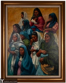 Donna Clair - 'Homenaje A La Vida' Painting