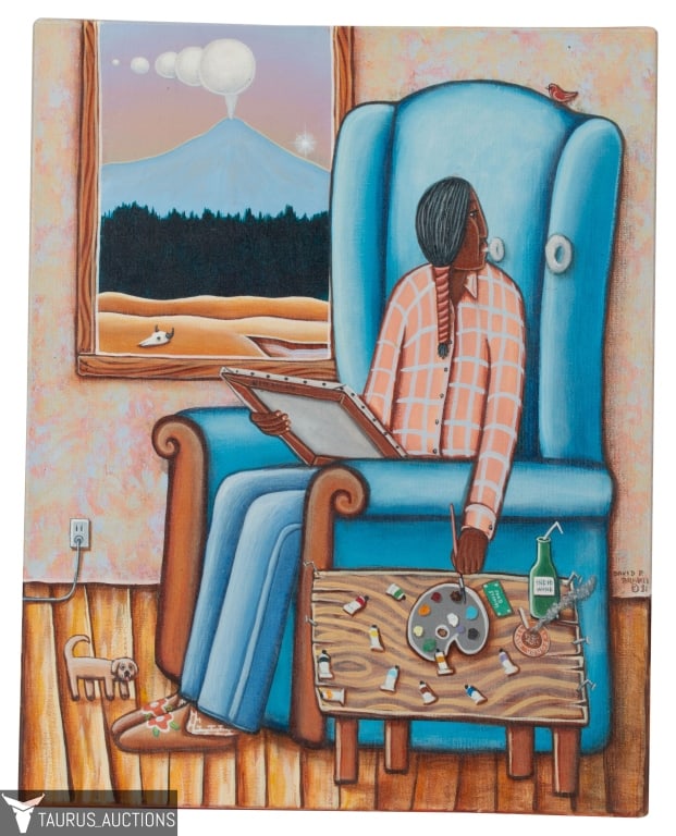 David P. Bradley - Smoke Rings - Painting (1 of 12)