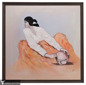 After R. C. Gorman - Native American Painting