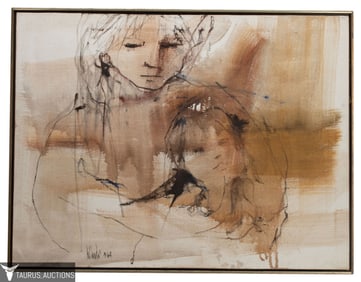 Gino Hollander - Mother & Child Painting