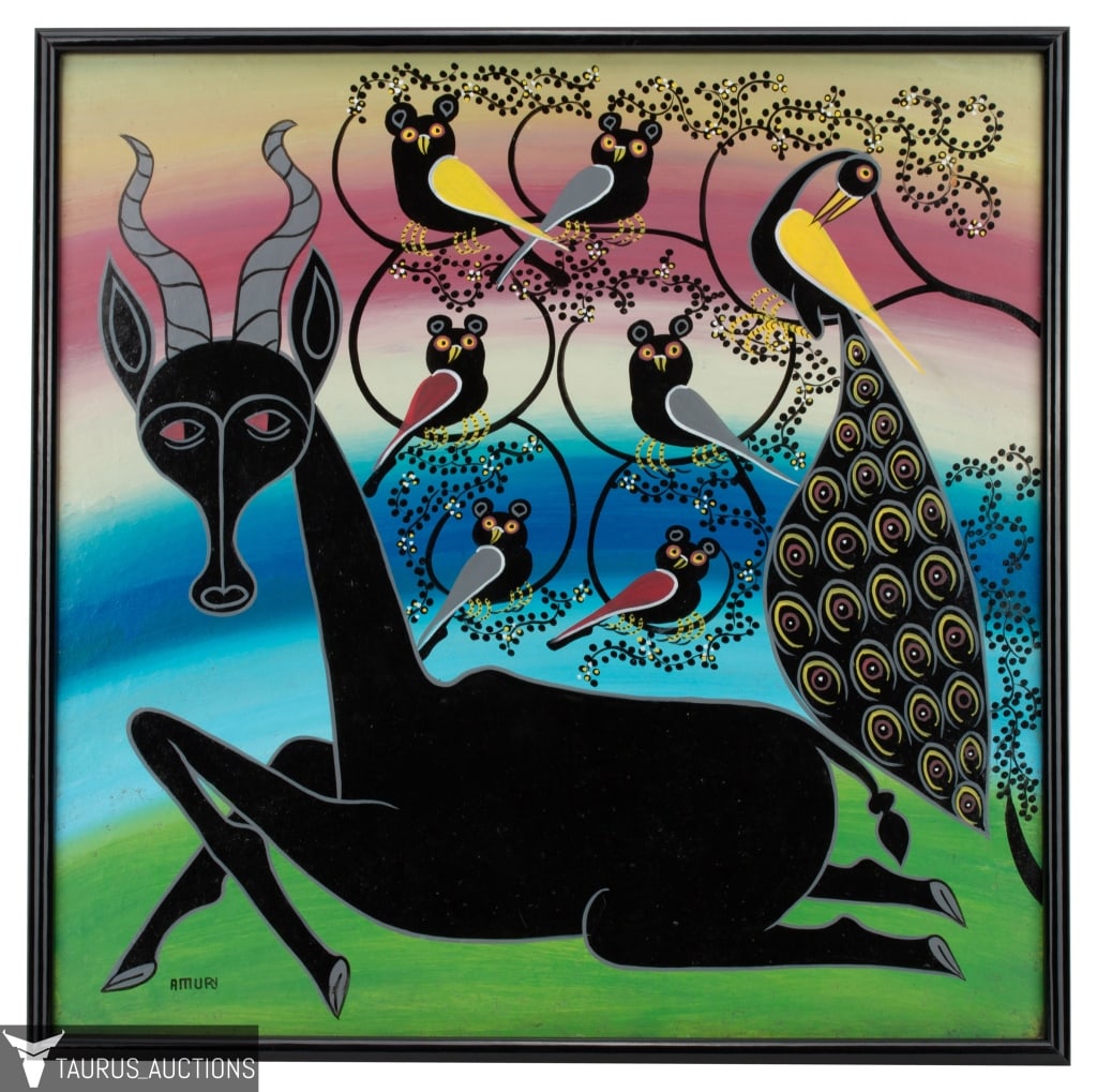 Tingatinga School Painting - Amuri (1 of 6)