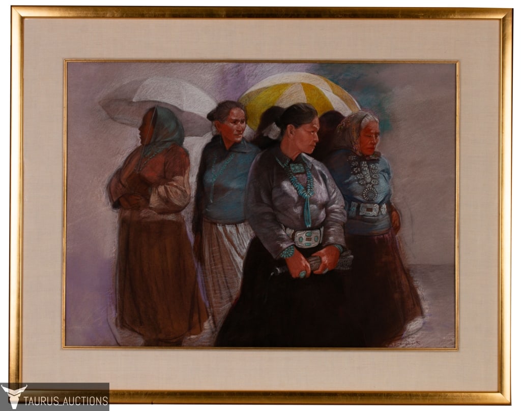 Clifford Beck, 'Sunday Sunny Afternoon' Pastel (1 of 7)