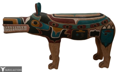 Paul Weir - Wild Boar Floor Totem Sculpture