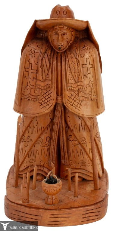 Chavez, Guatemalan Wood Sculpture 'Maximon' (1 of 14)