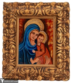 Rosalea Murphy - Madonna & Child Icon Painting