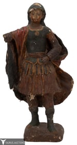 Polychrome Archangel Michael Santos