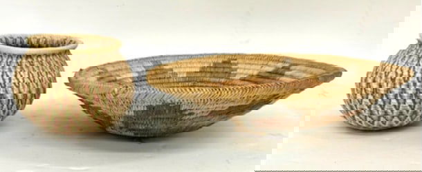 Santa Fe Panama Handwoven Basket Lot