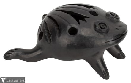 Sofia Reyes - Oaxaca Black Pottery Frog