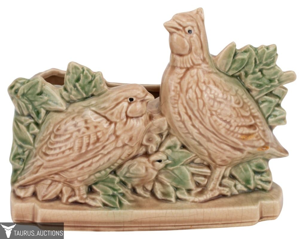 McCoy Glazed Ceramic Quail Planter (1 of 10)