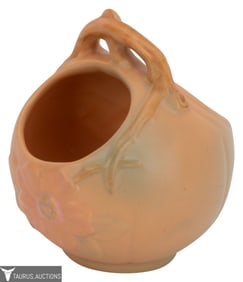 Weller Wild Rose Basket Vase