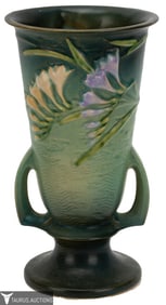 Roseville Pottery "Green Freesia" Vase 125-10