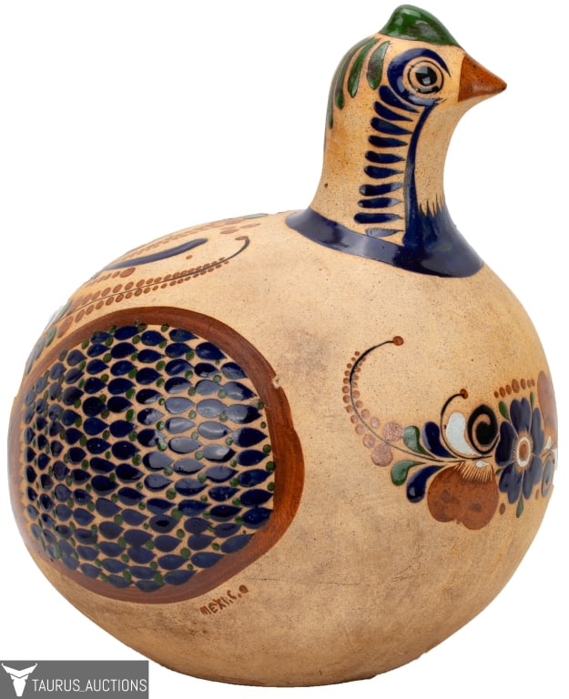 Mexican Tonala Pottery Bird (1 of 9)