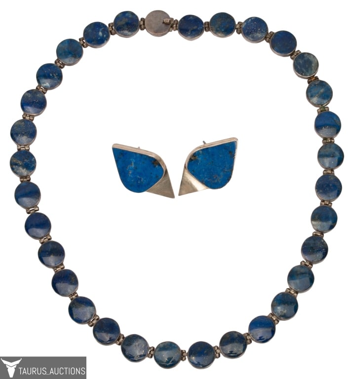 Sterling Silver & Lapis Jewelry Lot (1 of 7)