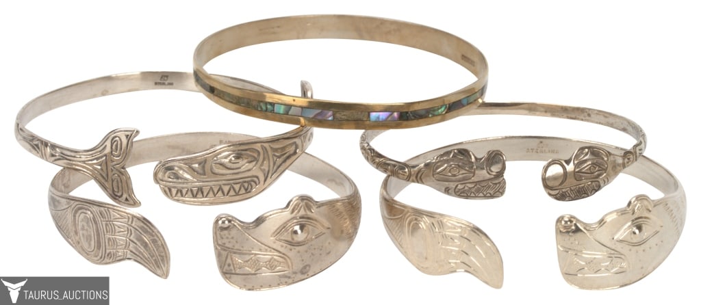 Sterling Bangle Lot -Andy Warhol Estate (1 of 13)