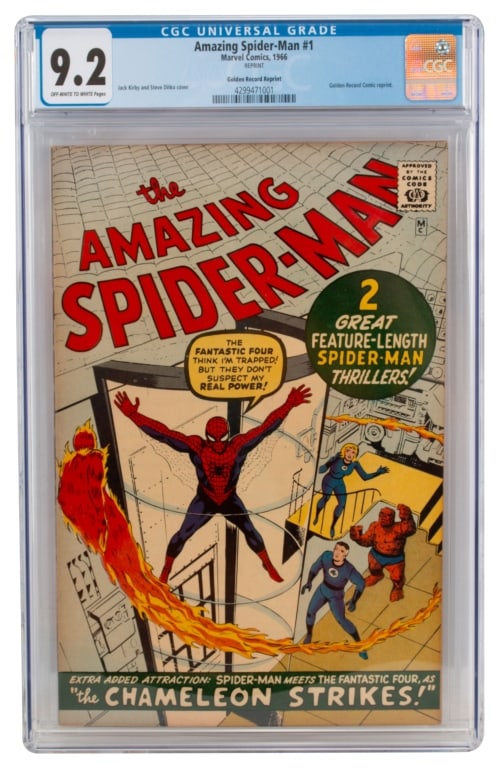 Marvel Amazing Spider-Man #1 Golden Record CGC 9.2 (1 of 3)