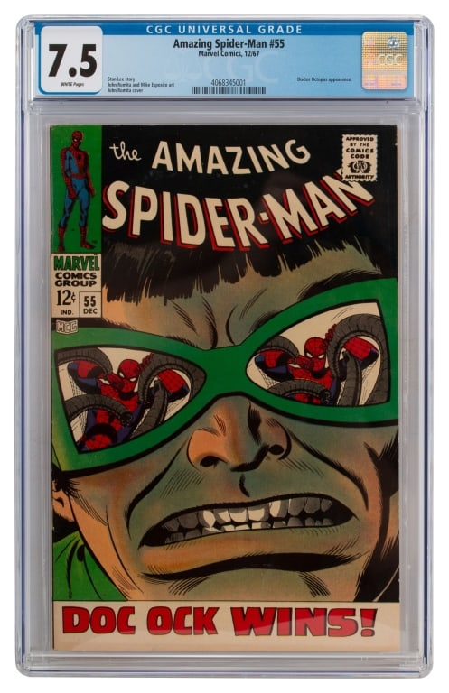 Marvel Comics Amazing Spider-Man #55 CGC 7.5 (1 of 3)