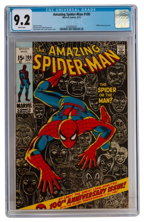 Marvel Comics Amazing Spider-Man #100 CGC 9.2 (1 of 3)
