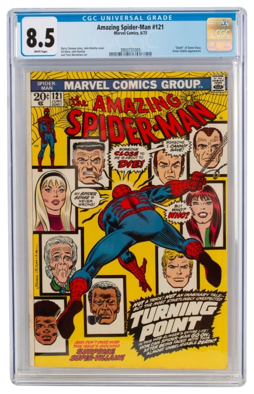 Marvel Comics Amazing Spider-Man #121 CGC 8.5 (1 of 3)