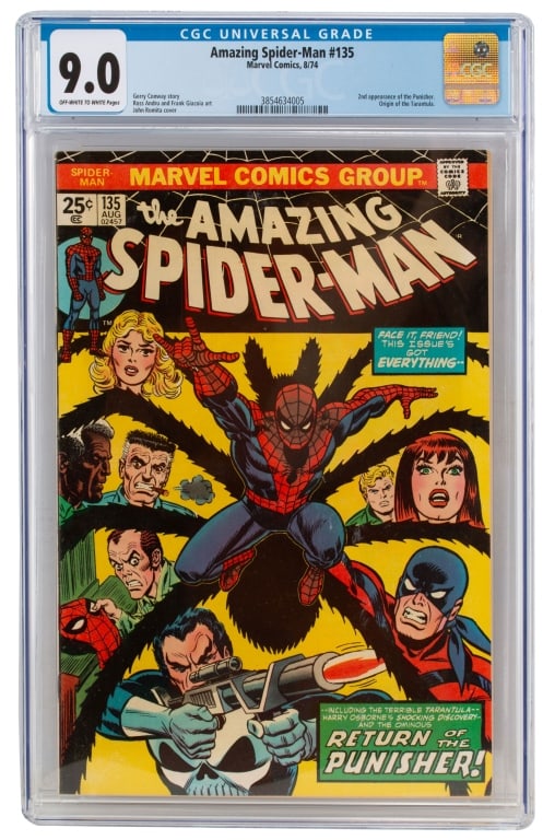 Marvel Comics Amazing Spider-Man #135 CGC 9.0 (1 of 3)