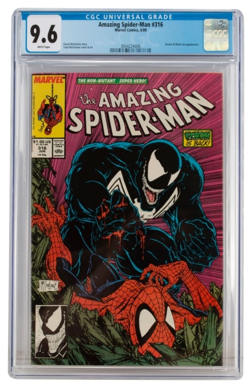Marvel Comics Amazing Spider-Man #316 CGC 9.6 (1 of 3)