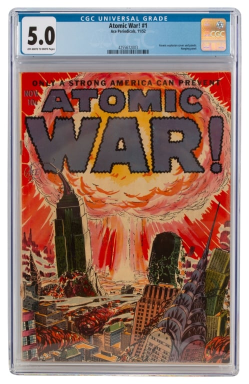 Ace Periodicals Comics Atomic War! #1 CGC 5.0 (1 of 3)