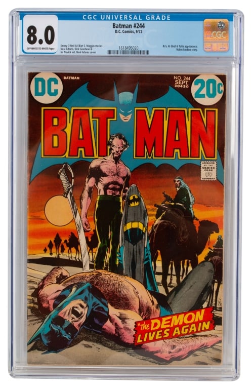 D.C. Comics Batman #244 CGC 8.0 (1 of 3)