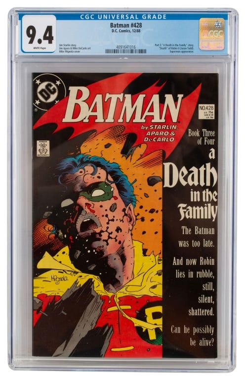D.C. Comics Batman #428 CGC 9.4 (1 of 3)