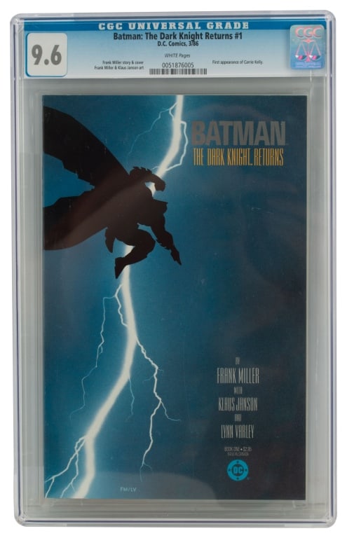D.C. Batman The Dark Knight Returns #1 CGC 9.6 (1 of 3)