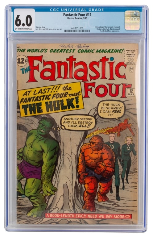 Marvel Comics Fantastic Four #12 CGC 6.0 (1 of 3)