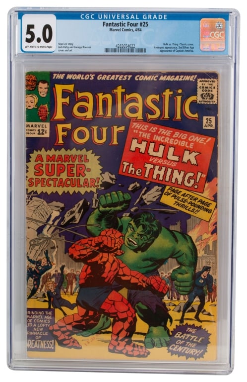 Marvel Comics Fantastic Four #25 CGC 5.0 (1 of 3)